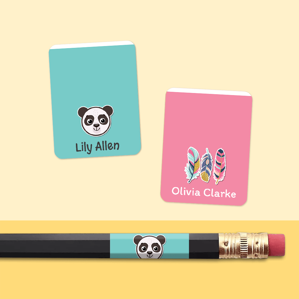 Wrap around Pencil Labels Customise your own