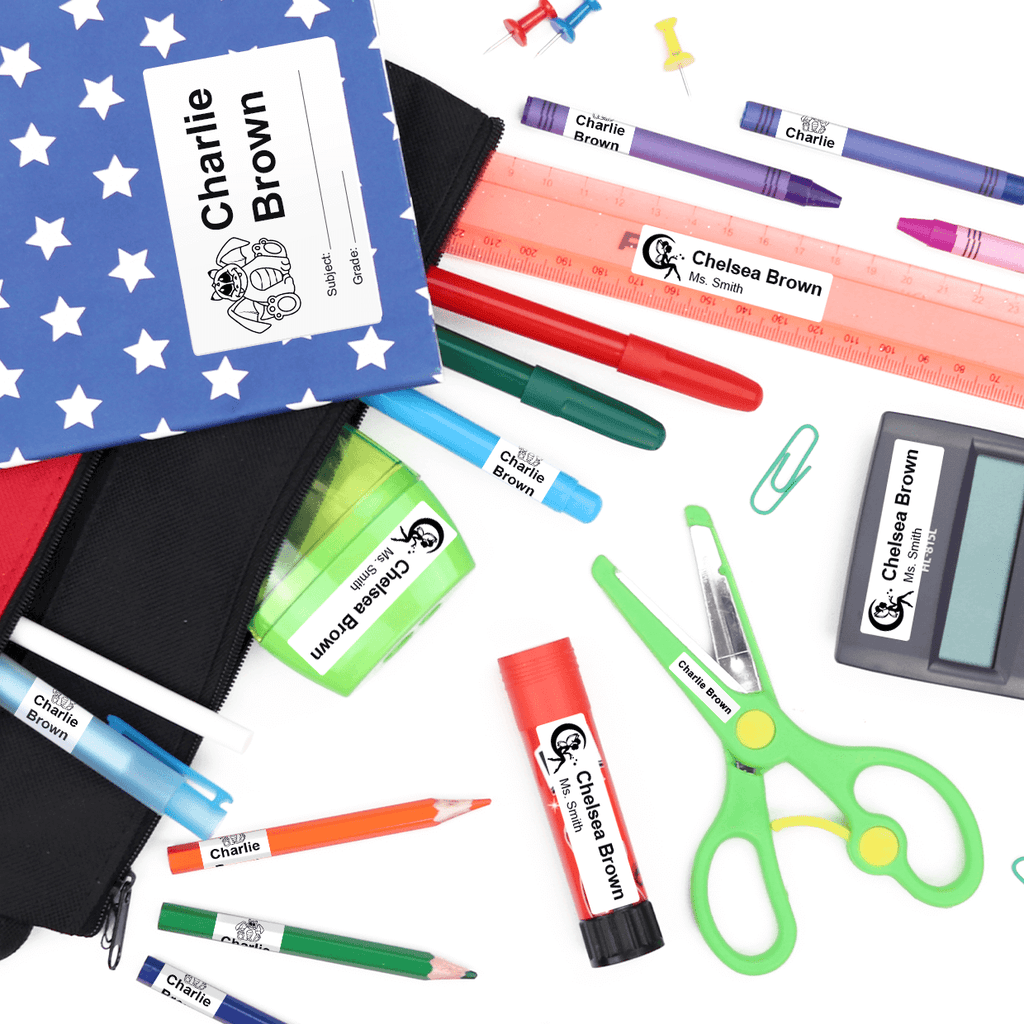 Wrap-around Pen & Pencil Labels