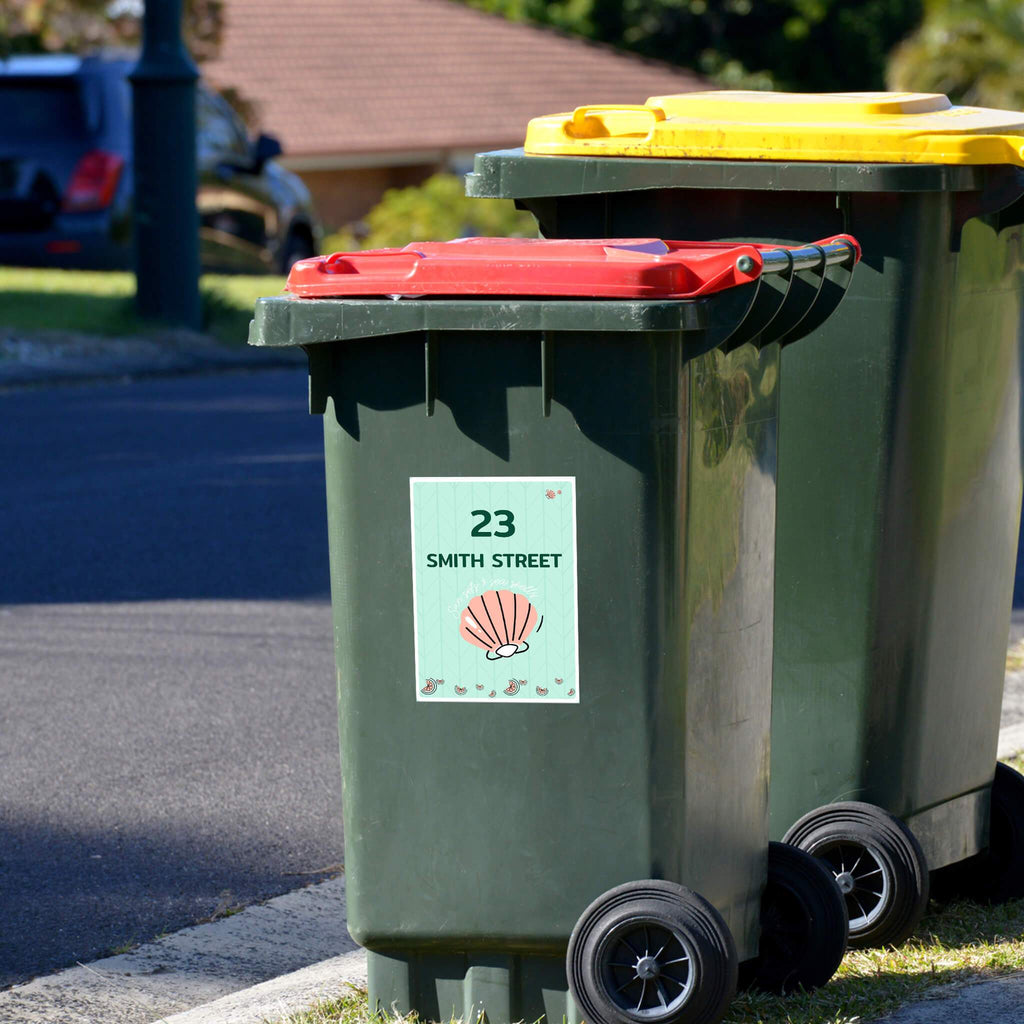 Rubbish Bin Labels