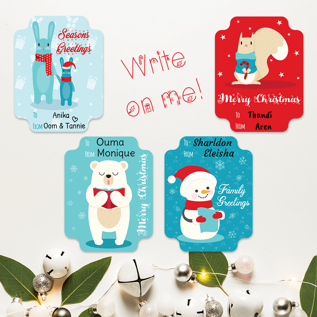 Decorative Christmas Labels