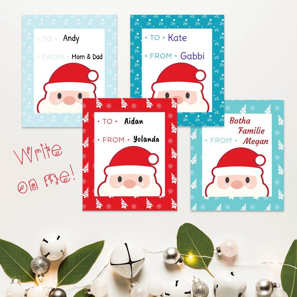 Decorative Christmas Labels