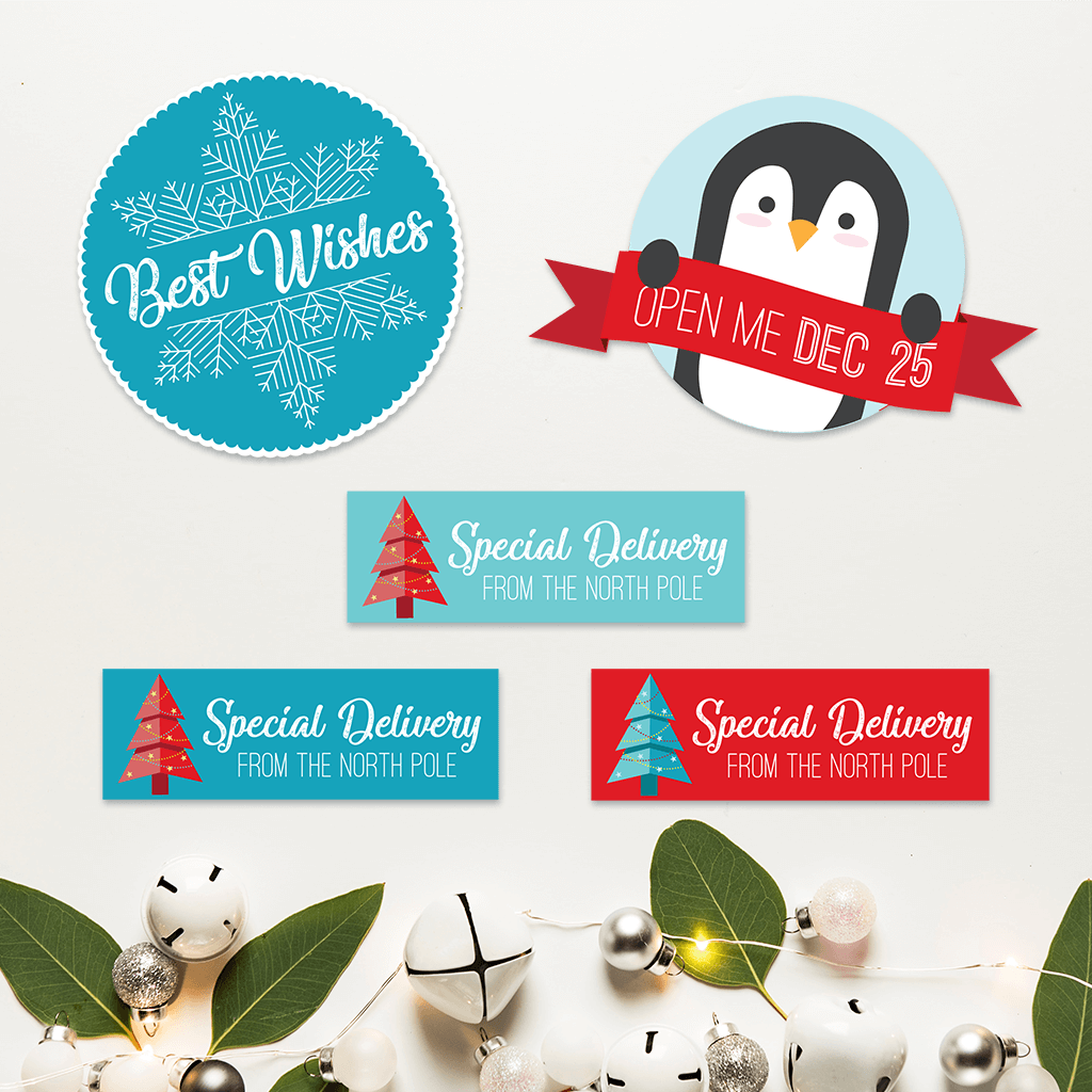 Decorative Christmas Labels