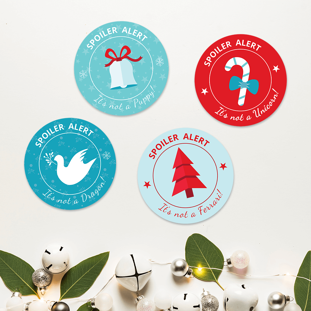 Decorative Christmas Labels