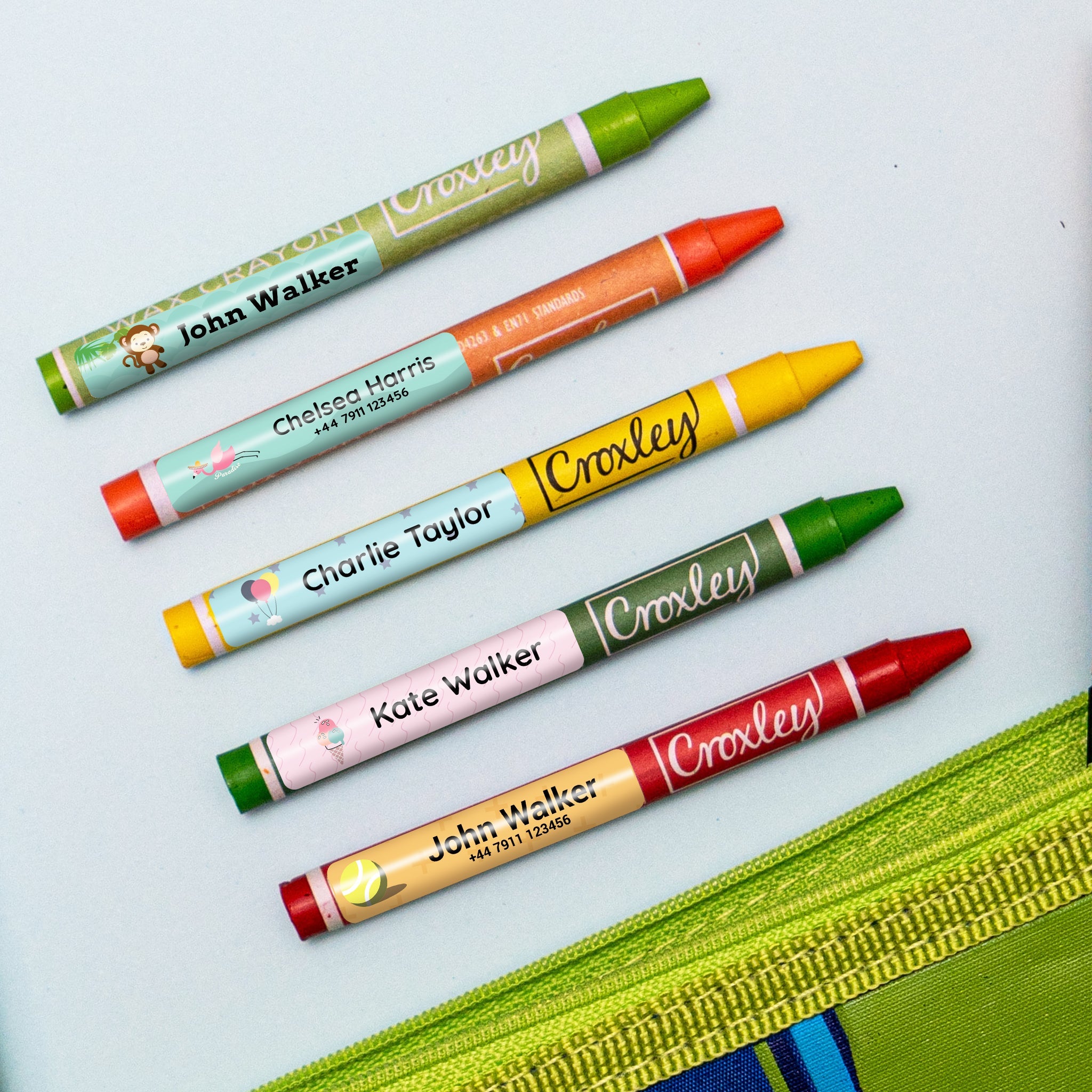 Colour Super Pack | 318 Personalised Name Labels | Labels4school ...