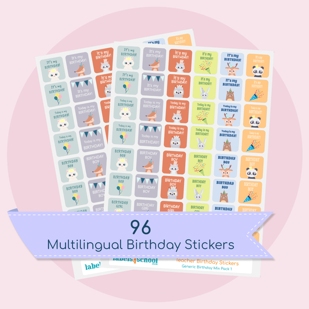 Birthday Labels Mix Pack 1