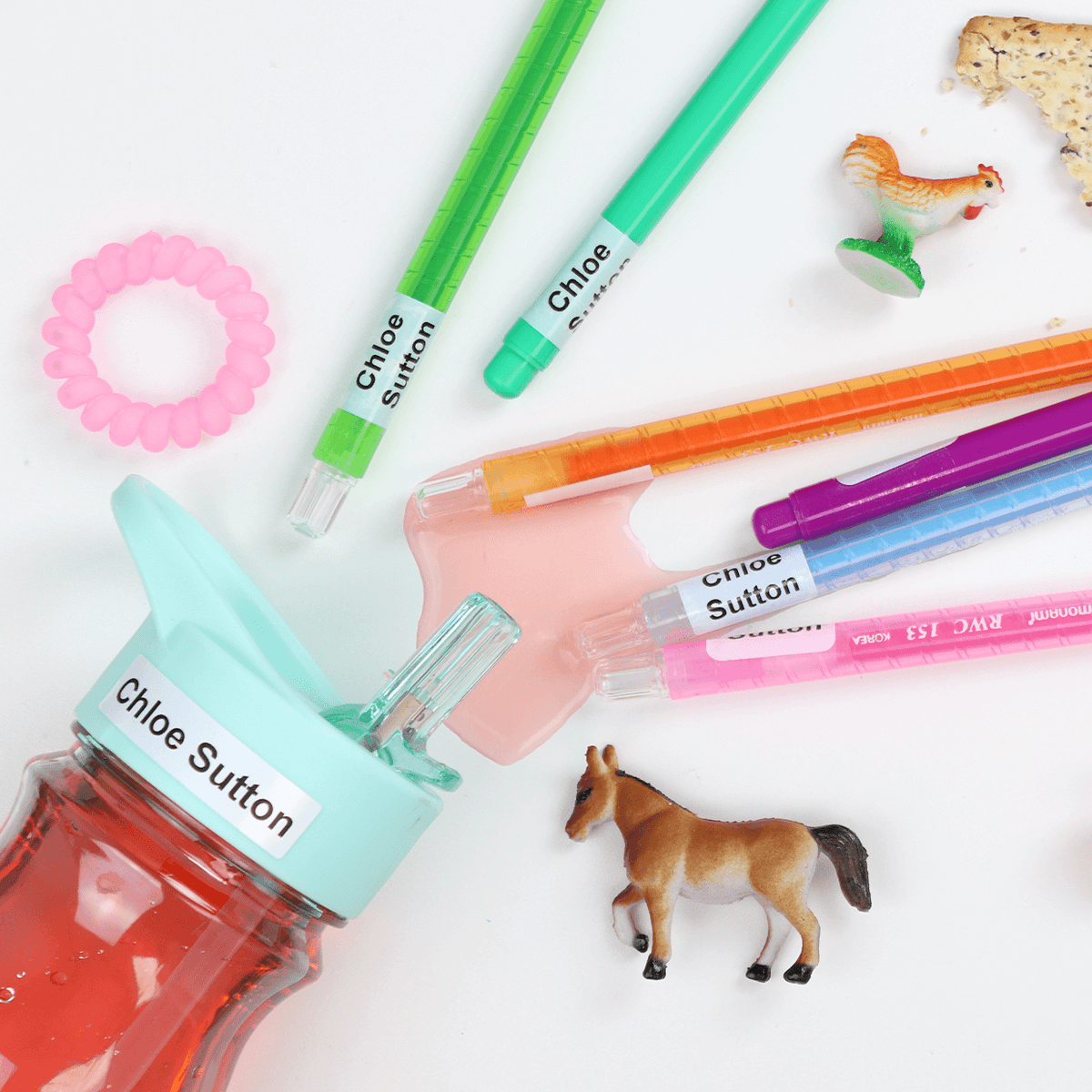 Pen and Pencil Name Labels | Waterproof, Self Laminating – Labels4School UK